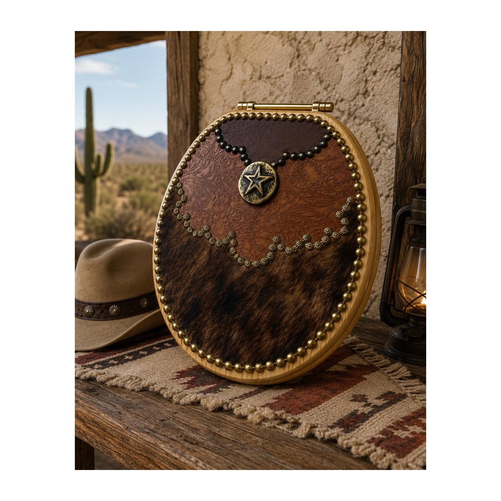 Fancy Cowhide Toilet Seat Cover